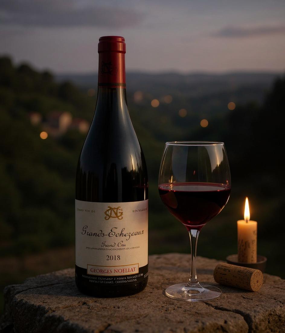 Grands-Echezeaux vineyard and wine production process