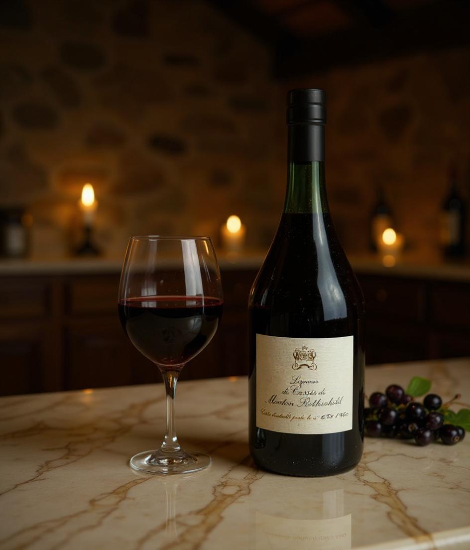 Mouton Rothschild blackcurrant liqueur premium French terroir