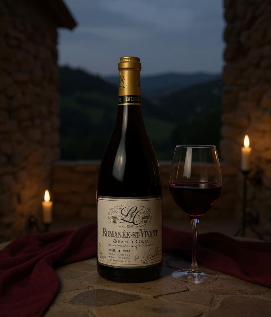 Lucien Le Moine Grand Cru wine label detail