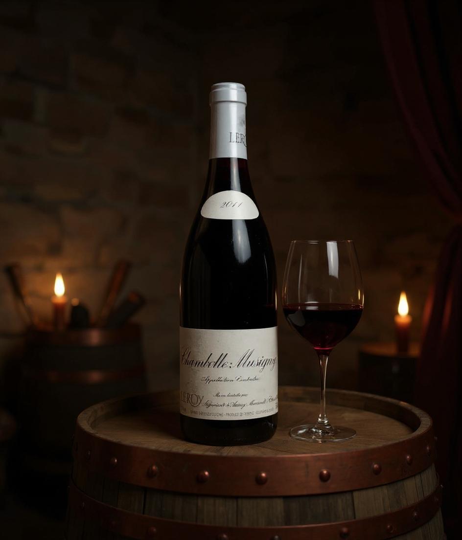 Leroy Chambolle-Musigny 2011 wine label detail