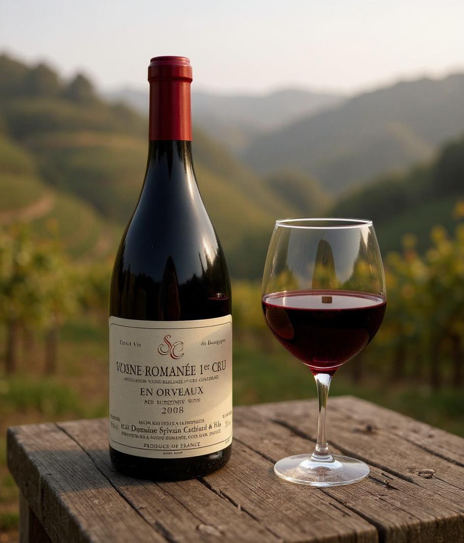 Sylvain Cathiard En Orveaux Vosne-Romanee Premier Cru 2008 wine bottle