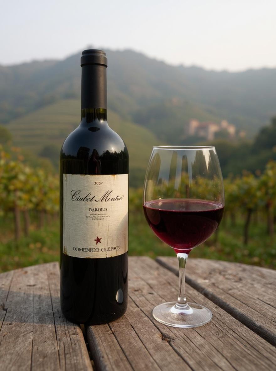 Domenico Clerico Ciabot Mentin Barolo 2007 wine bottle