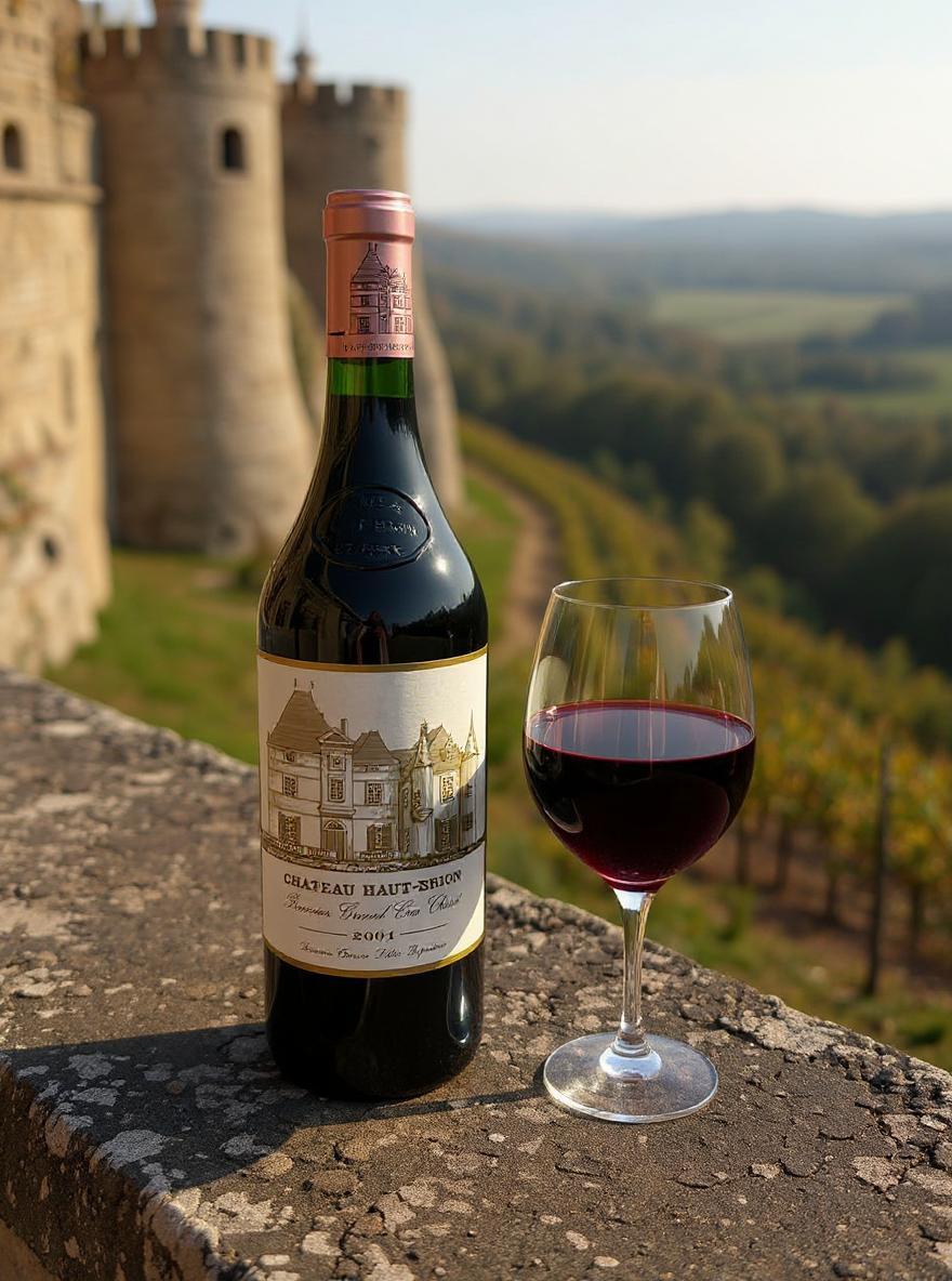 Chateau Haut-Brion 2004 vintage wine bottle