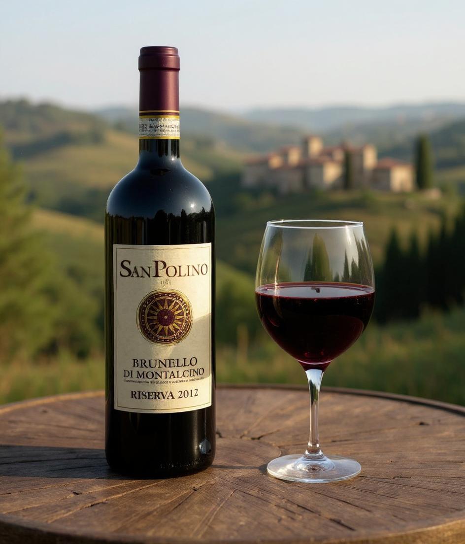 San Polino Brunello di Montalcino Riserva DOCG 2012 wine bottle