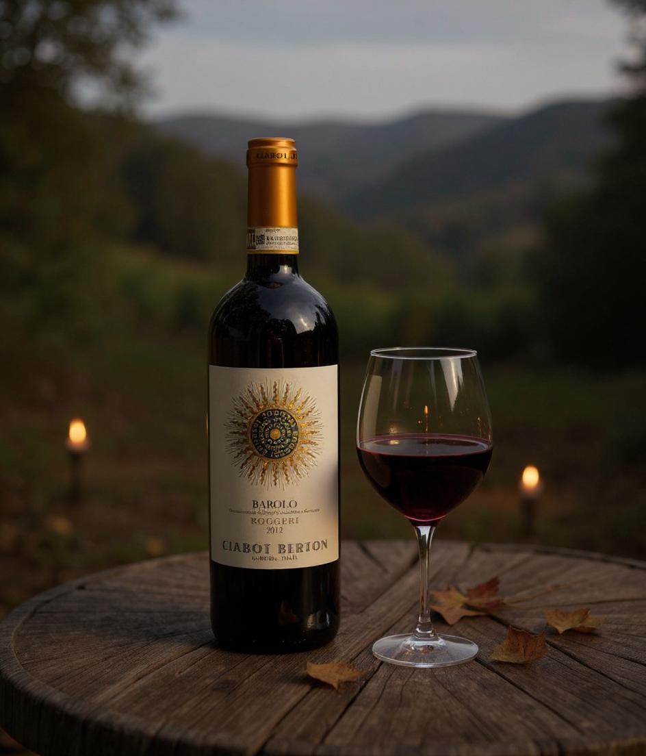Ciabot Berton Barolo wine detailed view