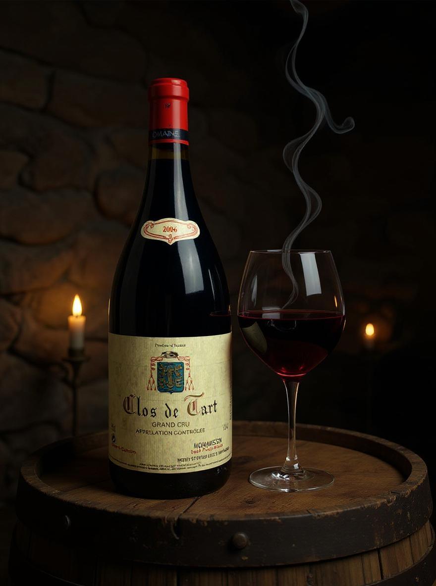 Clos de Tart Grand Cru 2006 magnum bottle detail