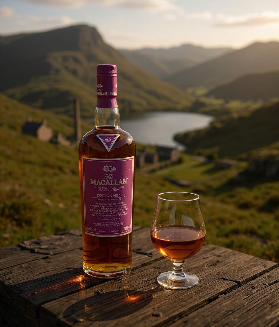 The Macallan Edition №5 0,7L whisky bottle front view