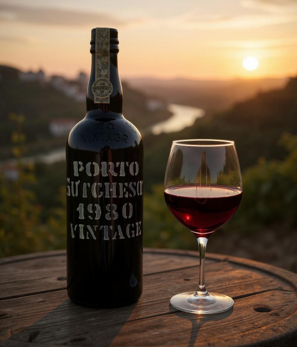 Hutcheson Porto Vintage 1980 bottle front view