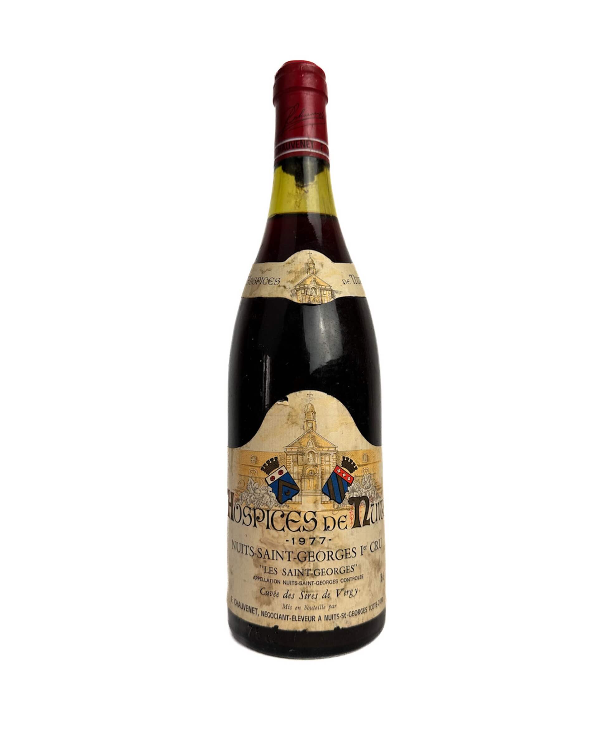 Hospices de Nuits - Les Saint-Georges 1er Cru Cuvee des Sires de Vergy 1977 0,75L