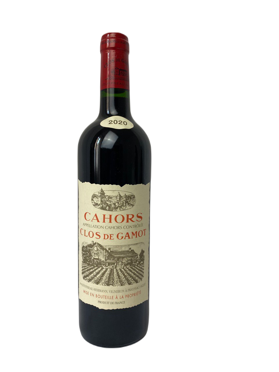 Famille Jouffreau Cahors Clos de Gamot 2020 0,75L