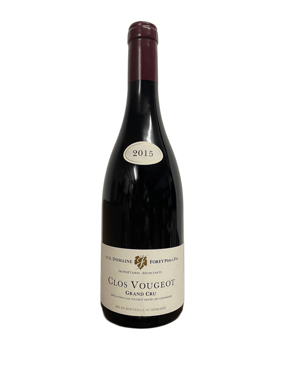 Domaine Forey Pere et Fils Clos de Vougeot Grand Cru 2015 0,75L