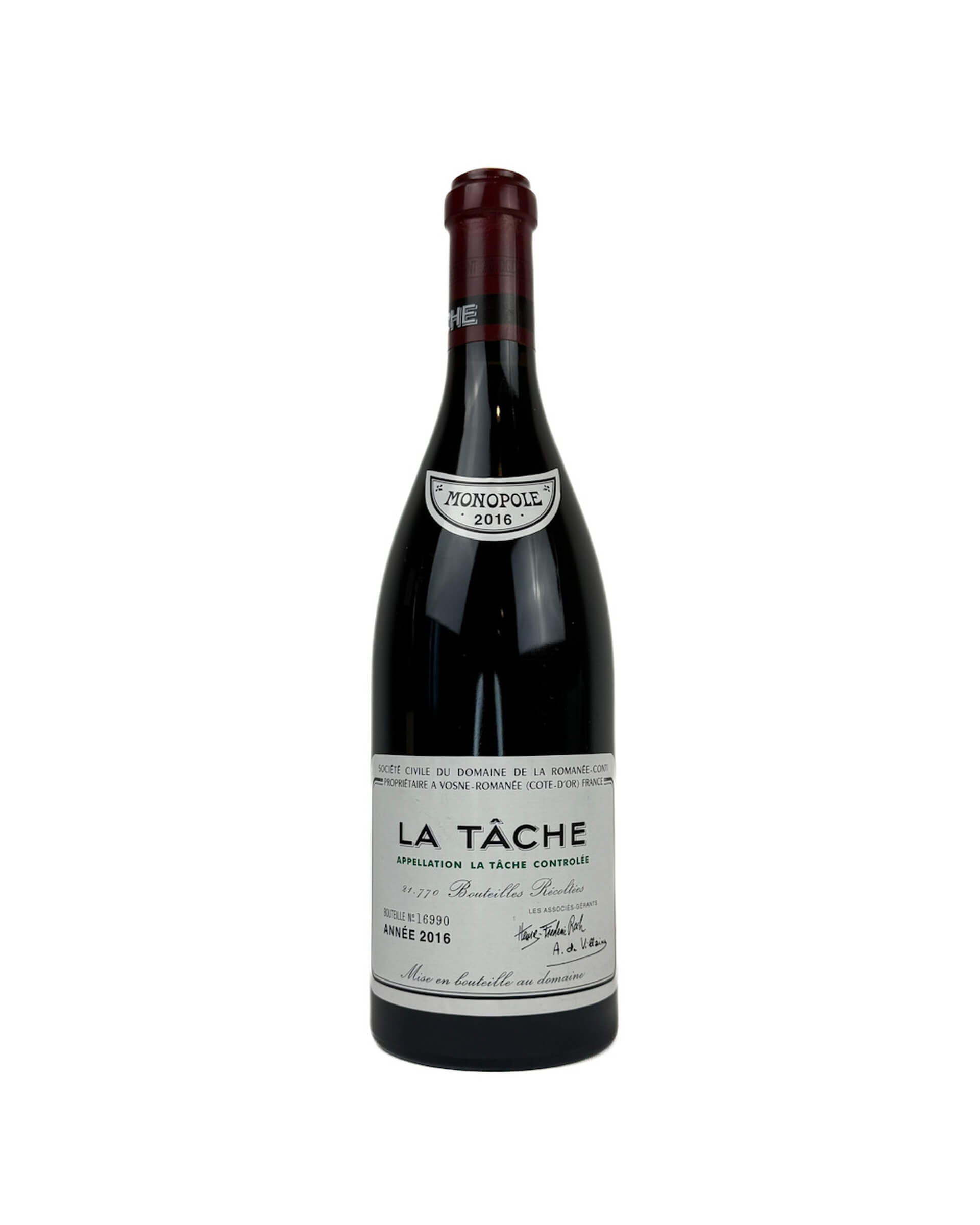 Domaine de la Romanee-Conti La Tache Grand Cru Monopole 2016 0,75L
