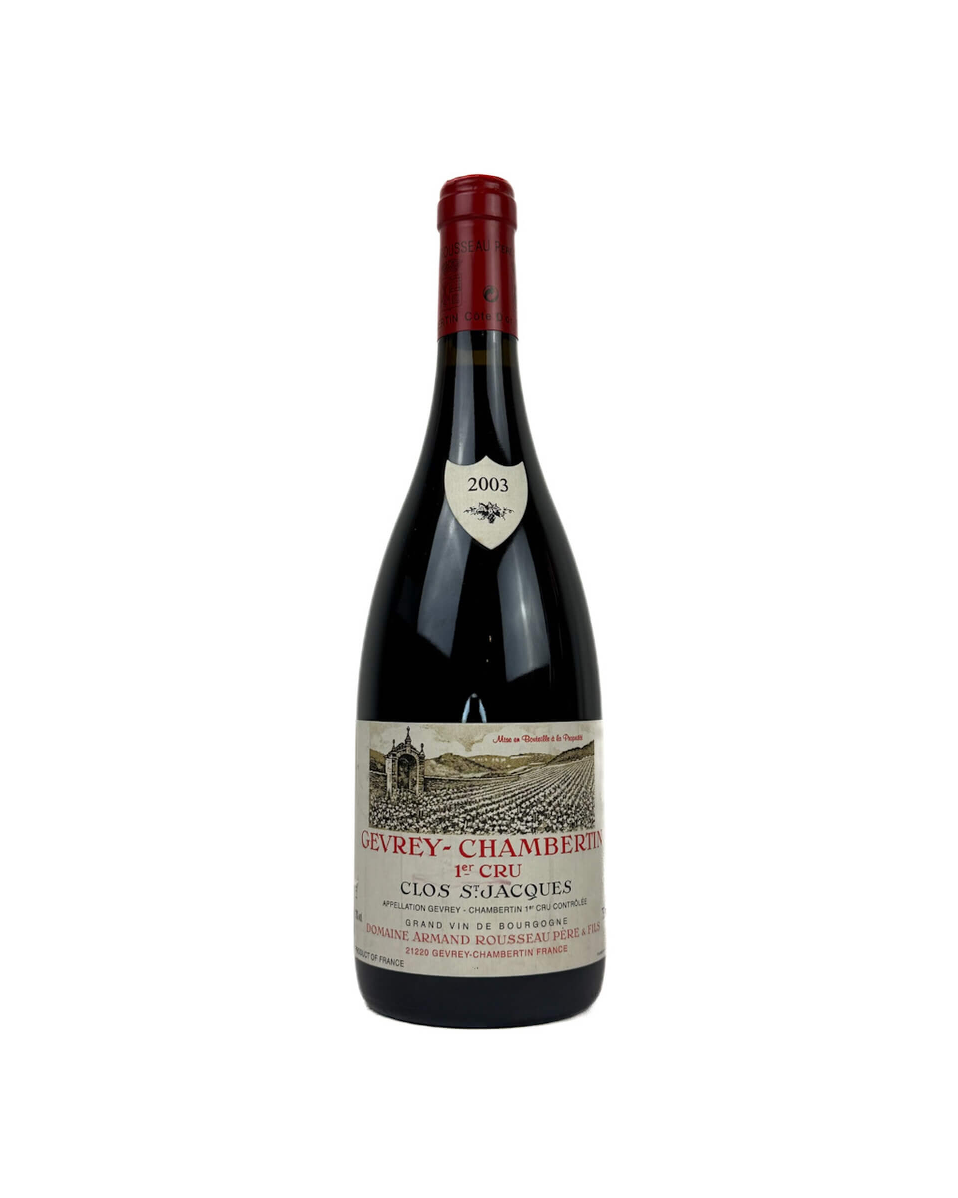 Clos Saint-Jacques Gevrey-Chambertin Premier Cru 2003 0,75L