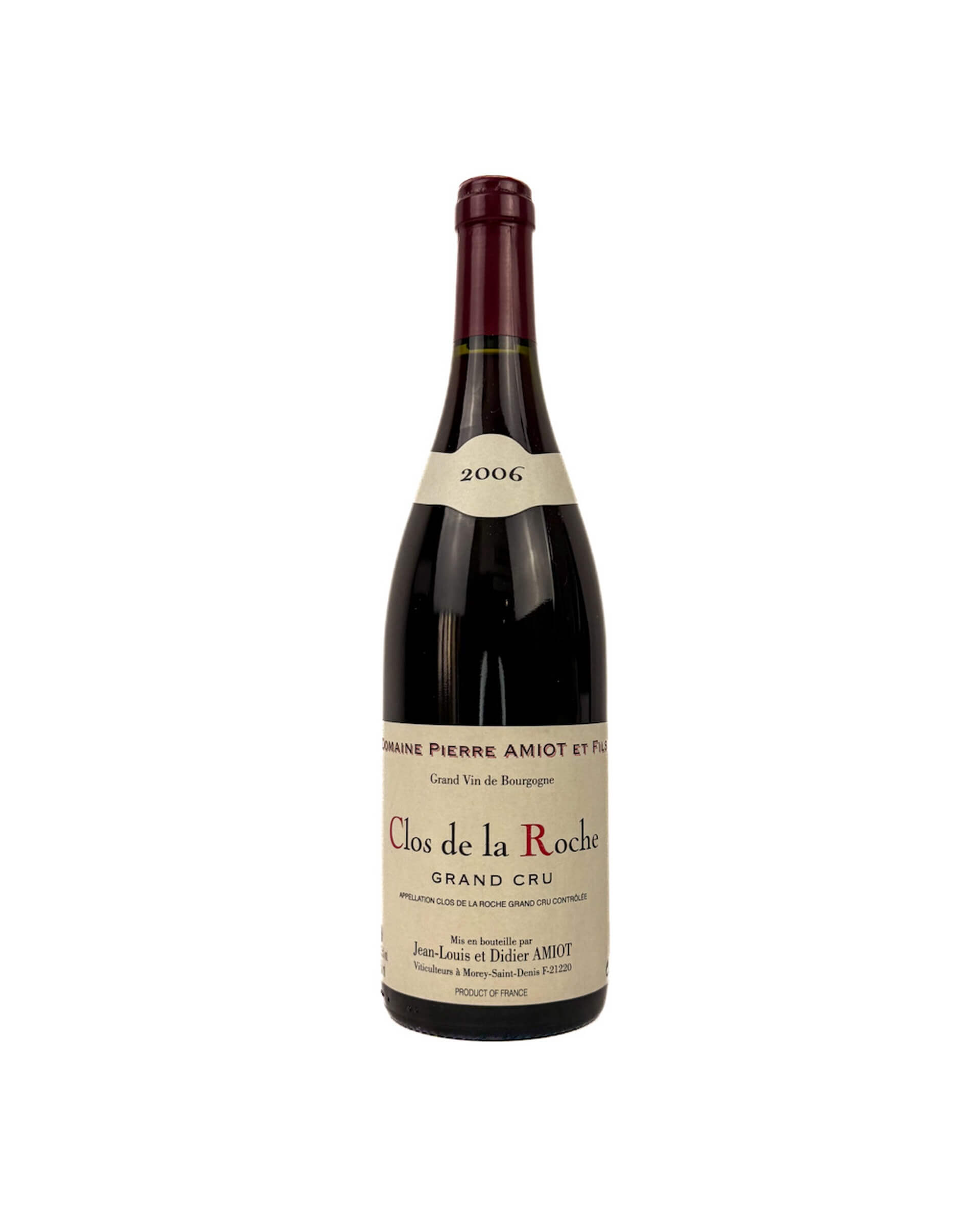 Domaine Amiot et Fils Clos de la Roche Grand Cru 2006 0,75L