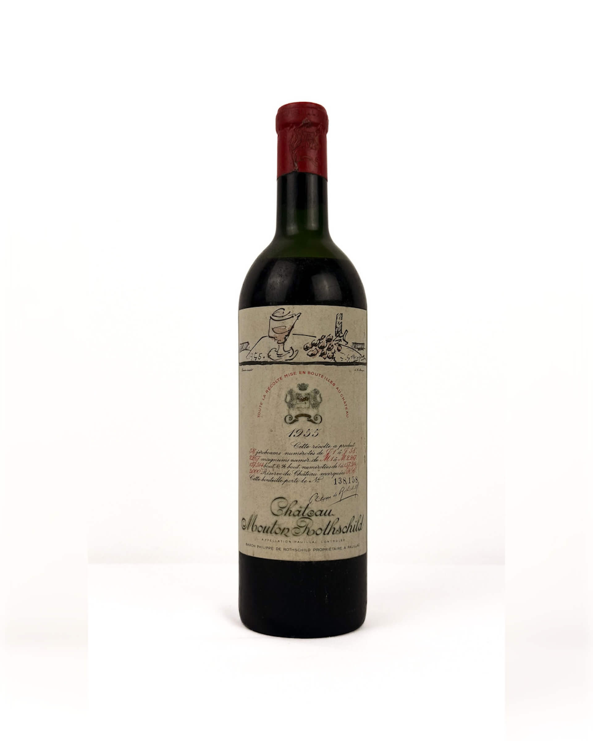 Chateau Mouton Rothschild 1955 0,75L