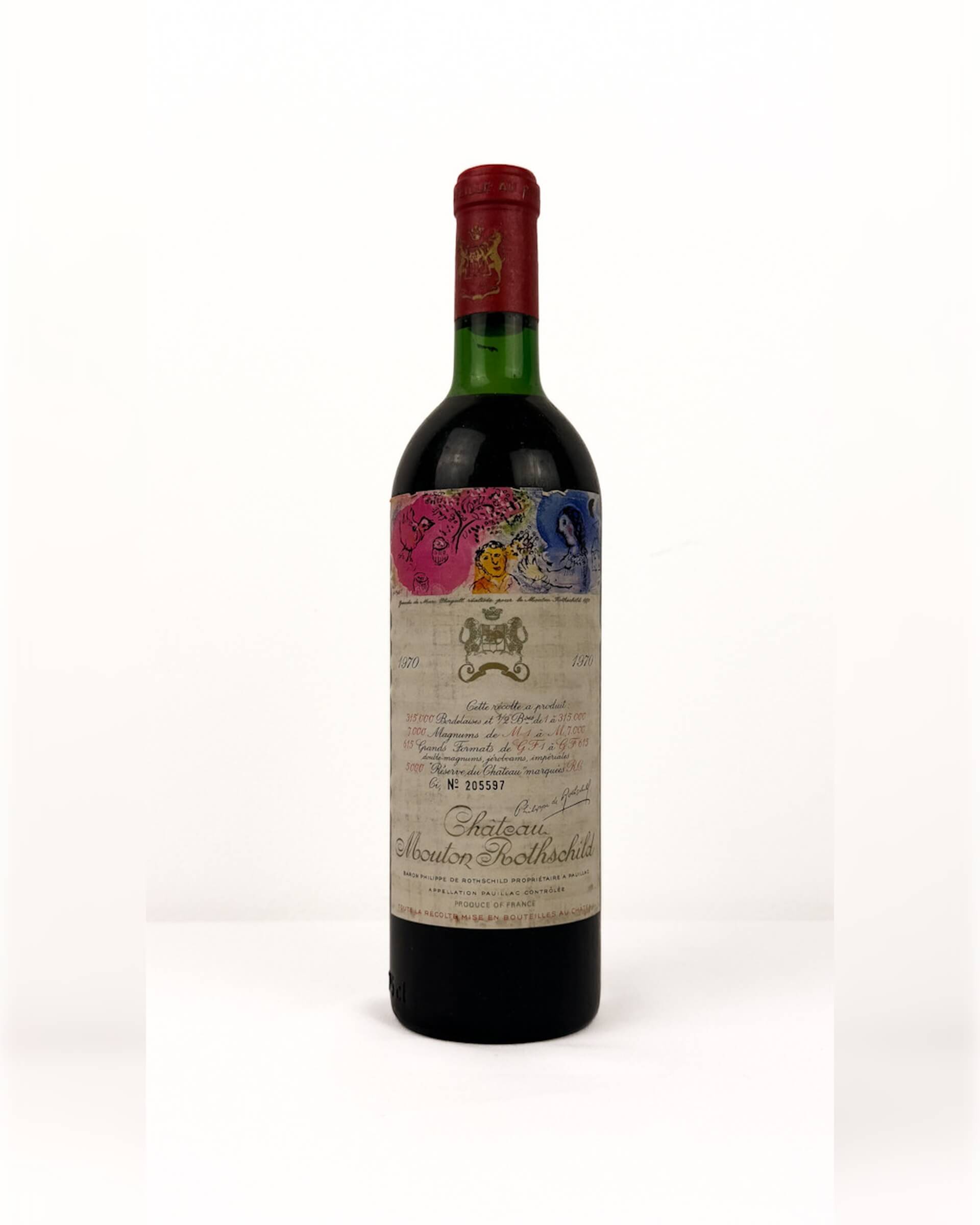Chateau Mouton Rothschild 1970 0,75L