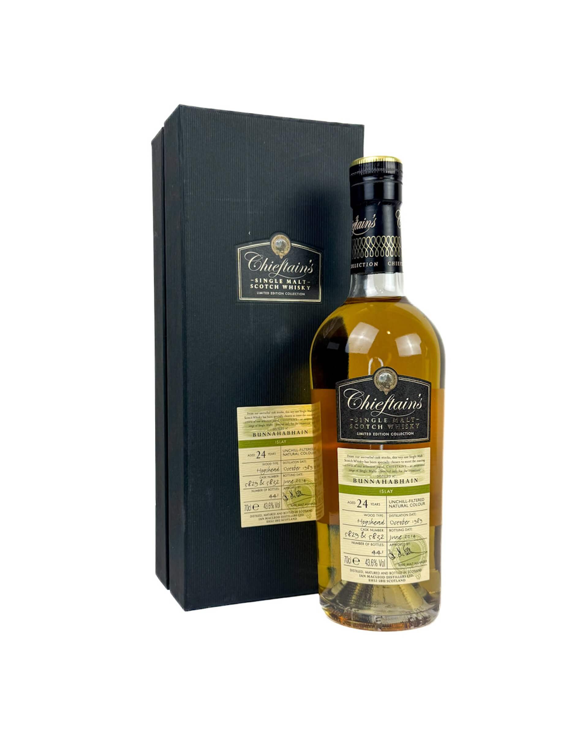 Chieftain's Bunnahabhain 24 Year Old Single Malt 1989 0,7L
