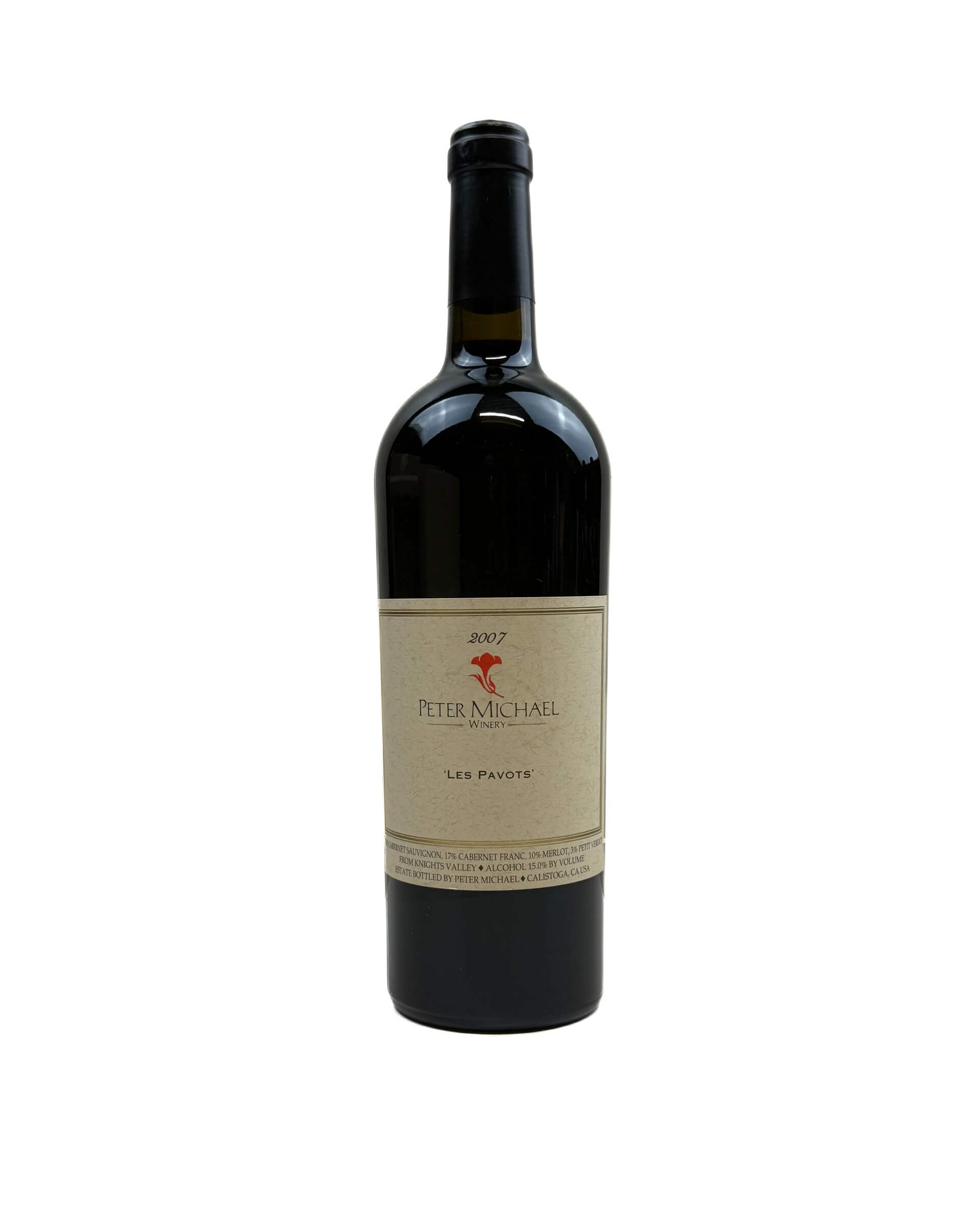 Peter Michael 'Les Pavots' Estate Red Knights Valley 2007 0,75L
