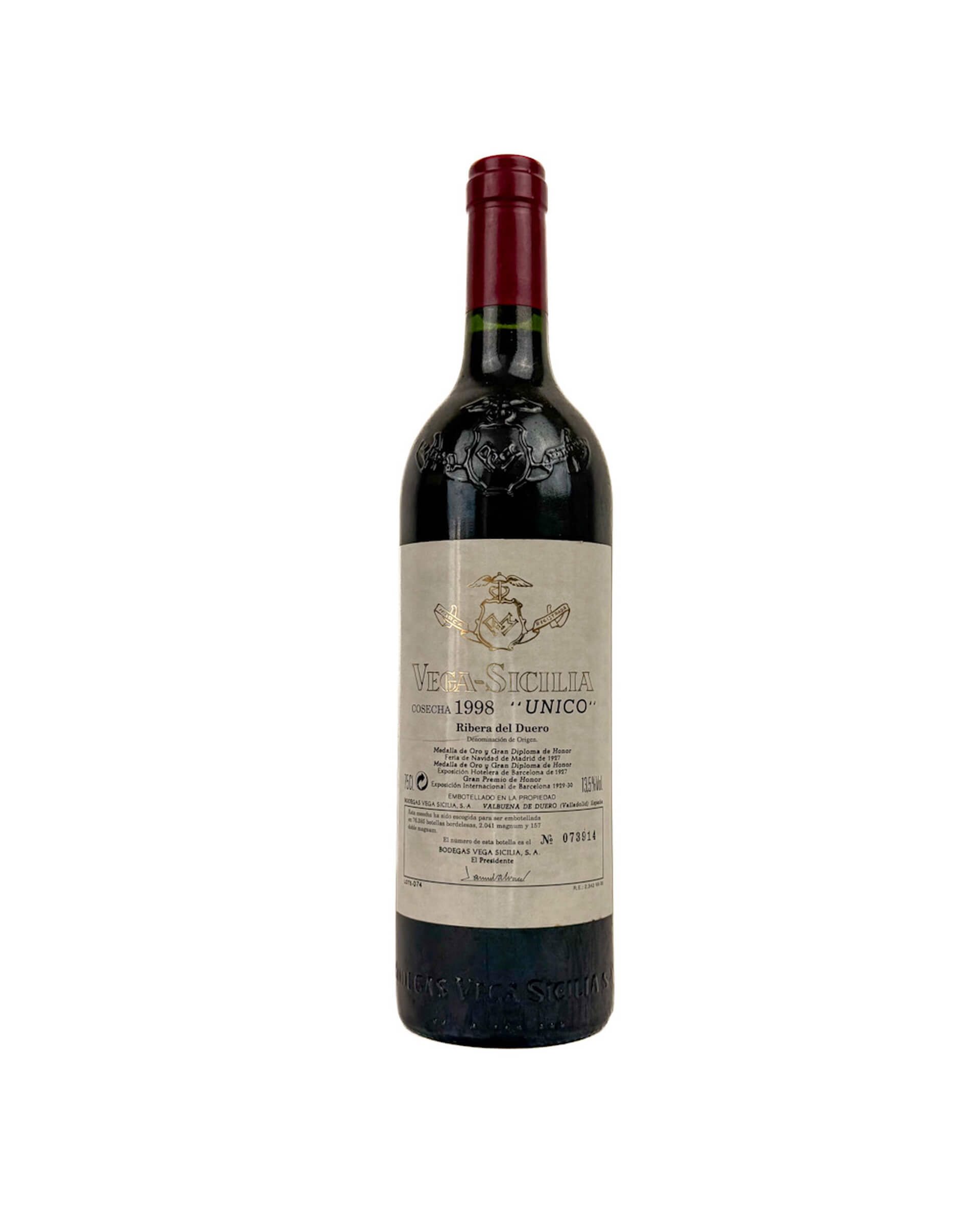 Vega Sicilia Unico Gran Reserva Ribera del Duero 1998 0,75L