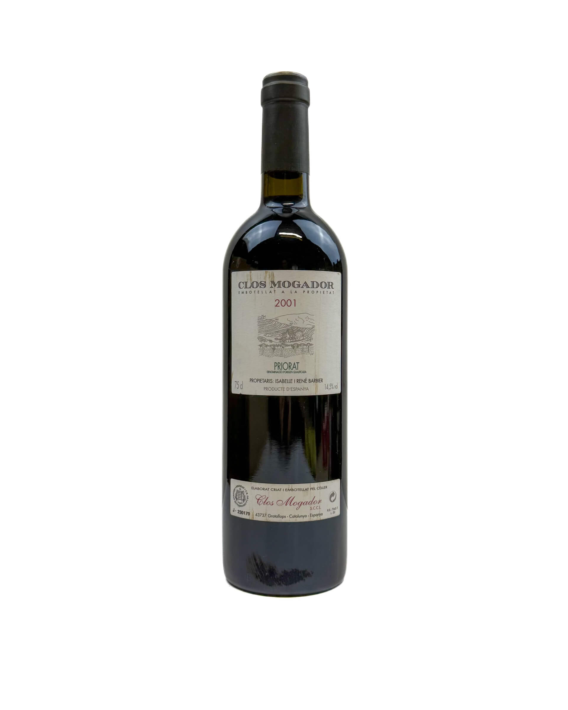 Clos Mogador Vinya Classificada Priorat DOC 2001 0,75L