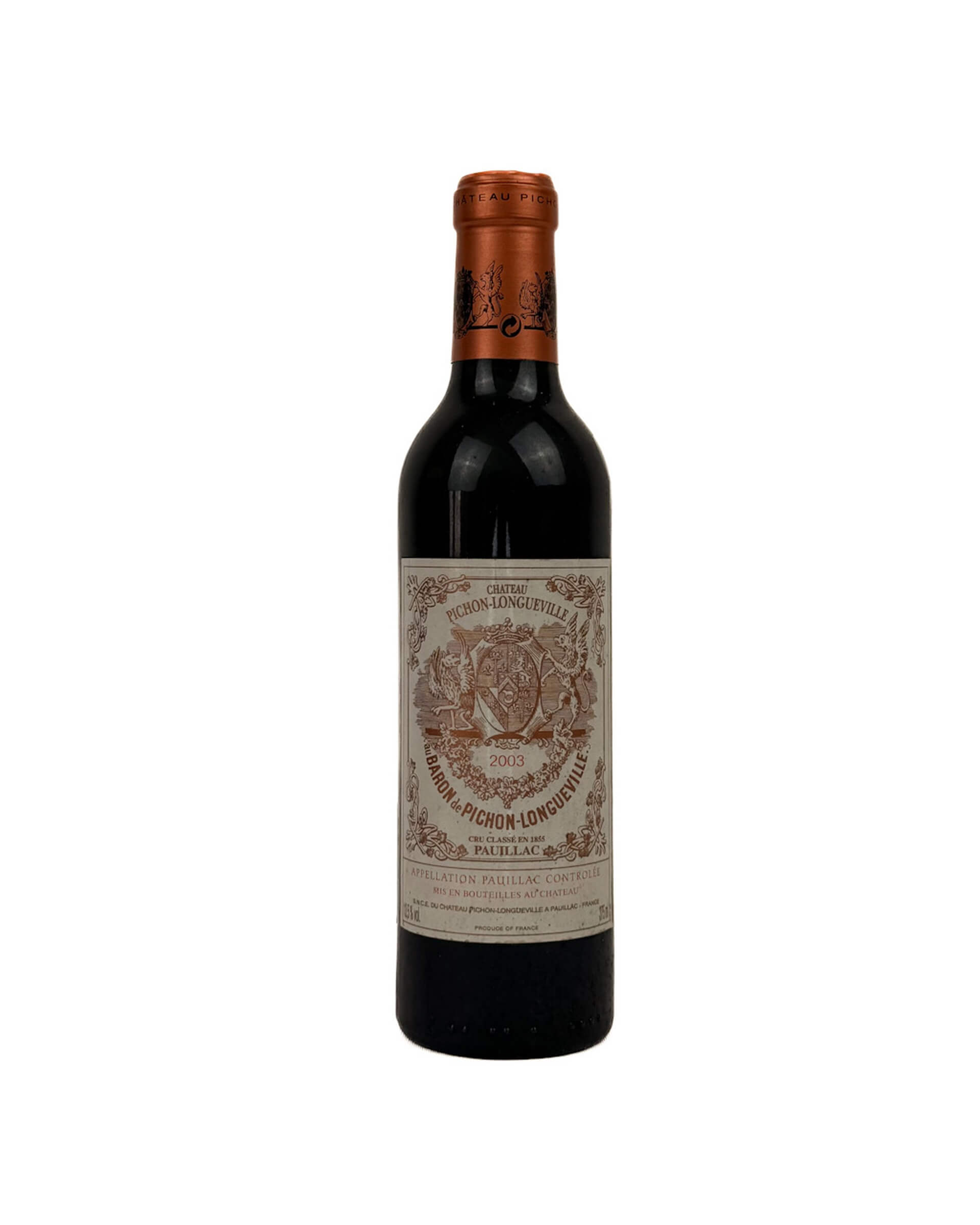 Chateau Pichon-Longueville au Baron de Pichon-Longueville 2003 0,375L