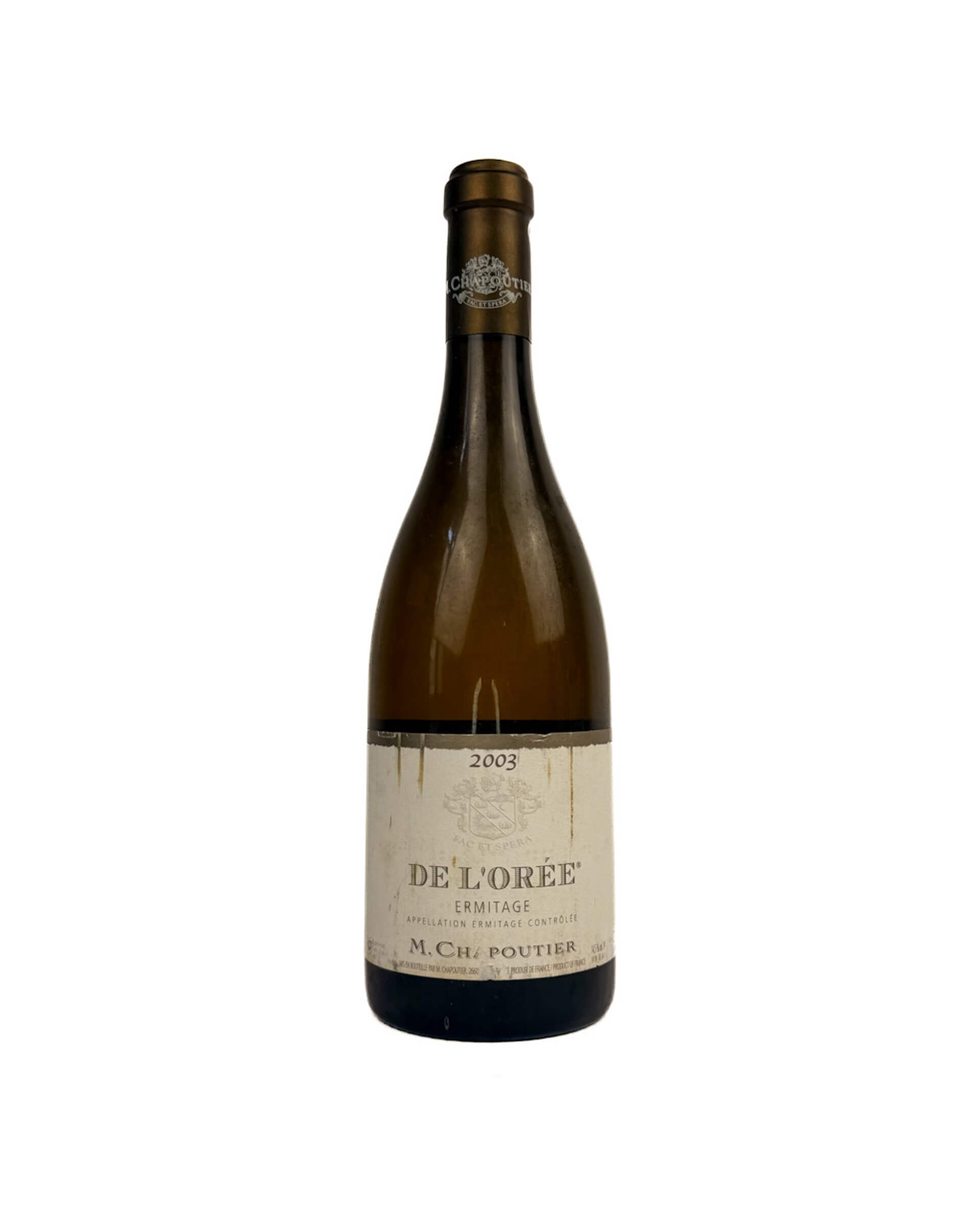 Ermitage de l'Oree Blanc M. Chapoutier 2003 0,75L