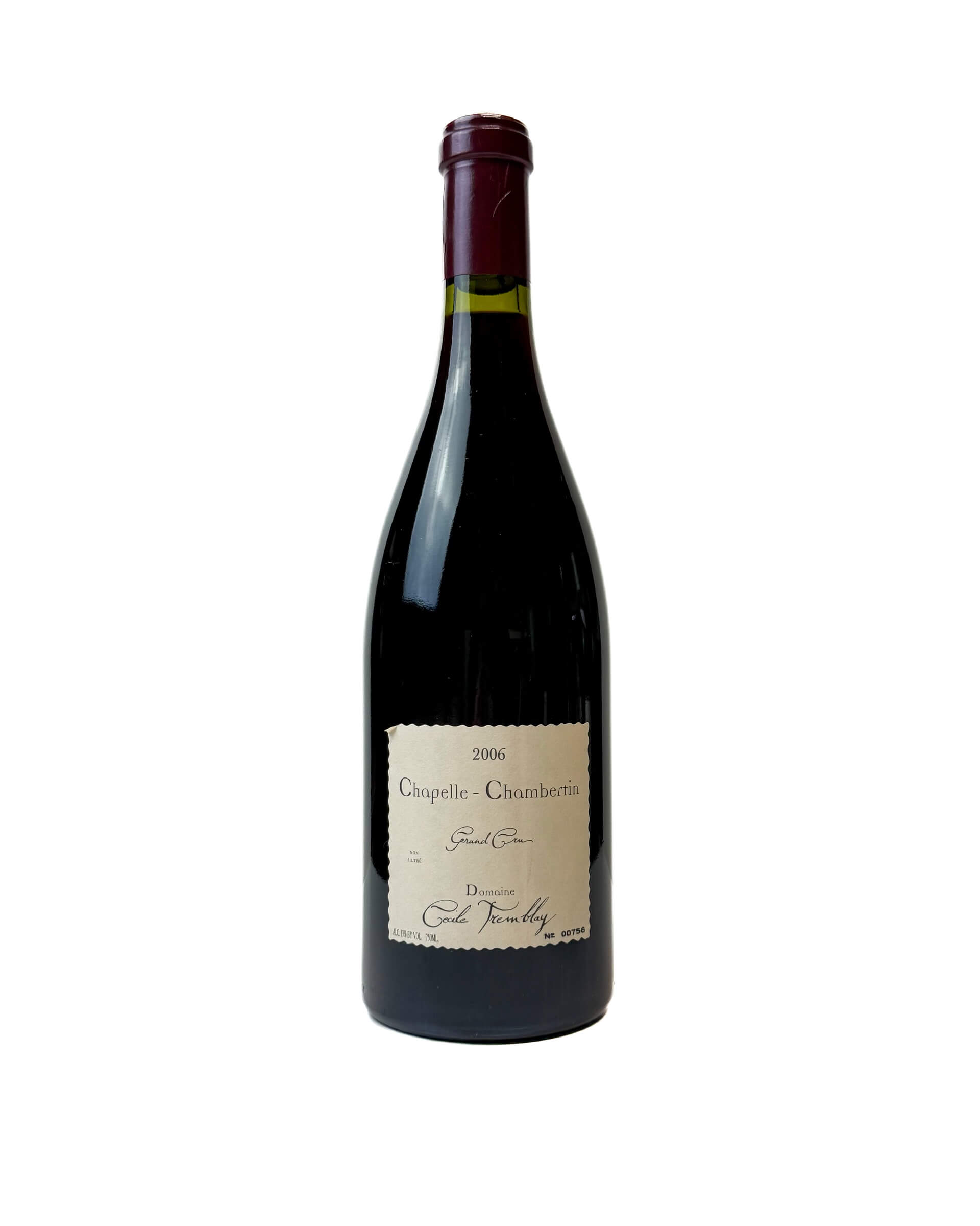 Domaine Cecile Tremblay  Chapelle-Chambertin Grand Cru 2006 0,75L