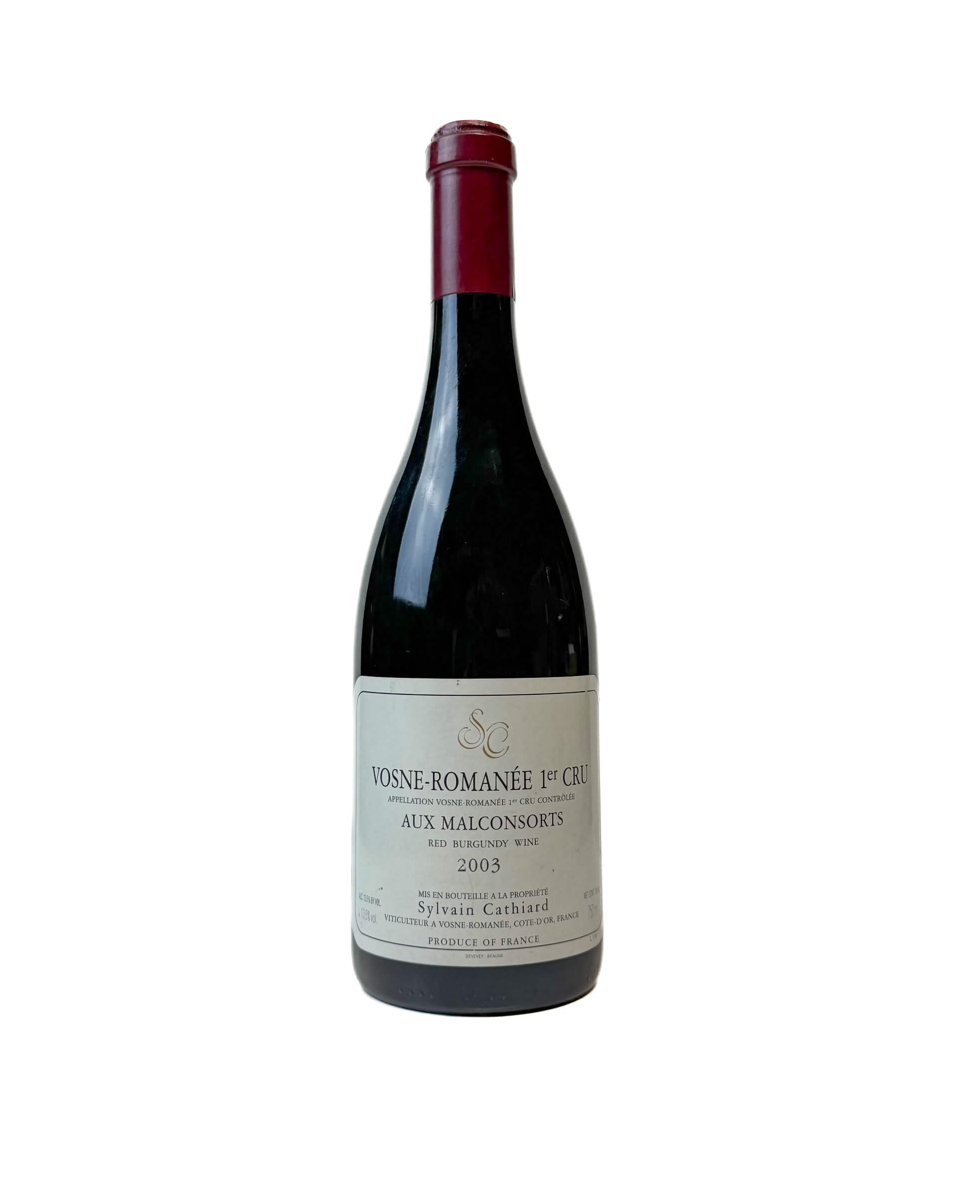 Sylvain Cathiard Aux Malconsorts Vosne-Romanee Premier Cru 2003 0,75L
