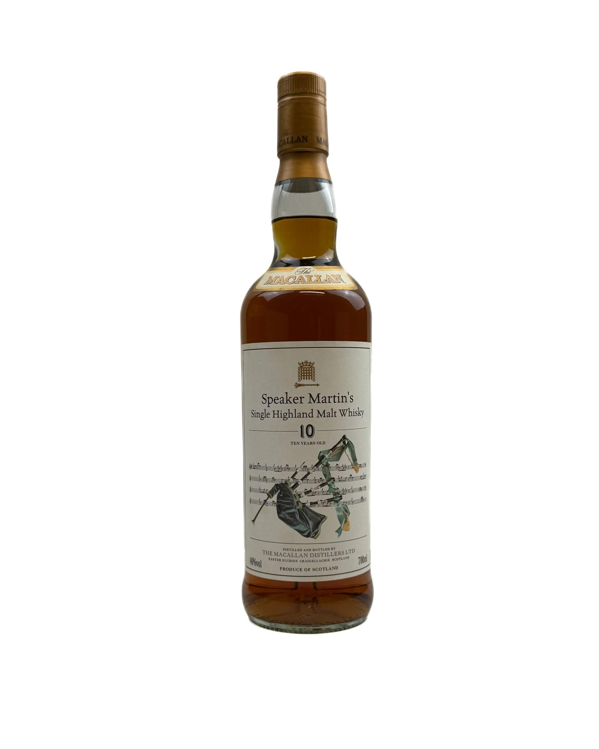 The Macallan Speaker Martin's 10 Year Old Single  0,7L