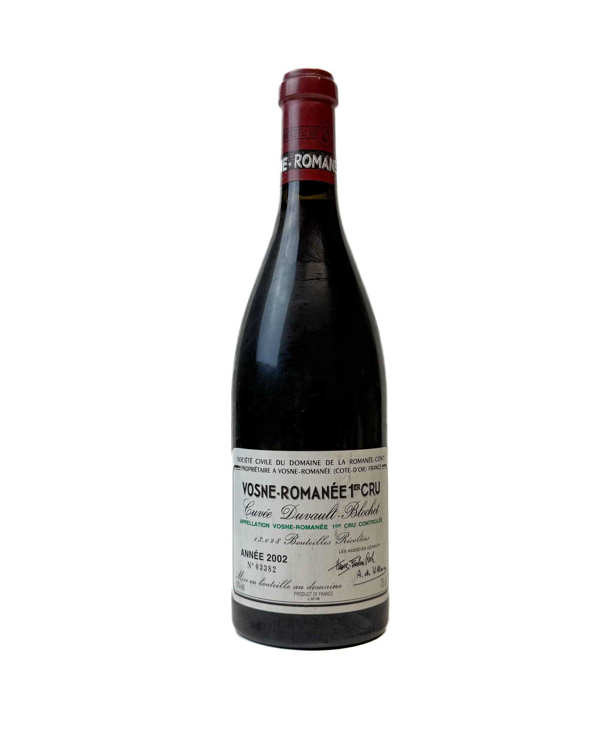Domaine de la Romanee-Conti Cuvee Duvault Blochet Vosne-Romanee Premier Cru 2002 0,75L